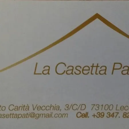 Bed and Breakfast La Casetta Pati Λέτσε